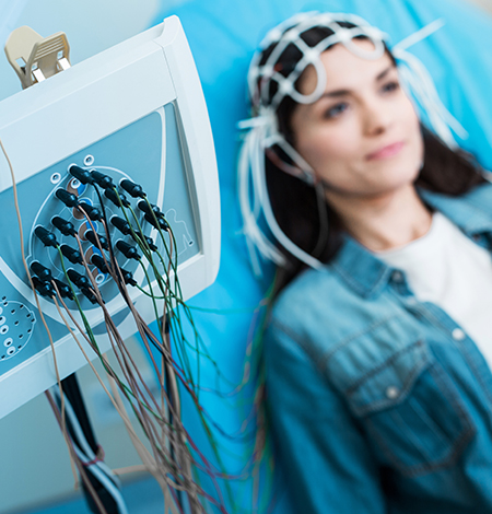 Neurologist Patient Getting Brain Scan