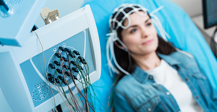 Neurologist Patient Getting Brain Scan