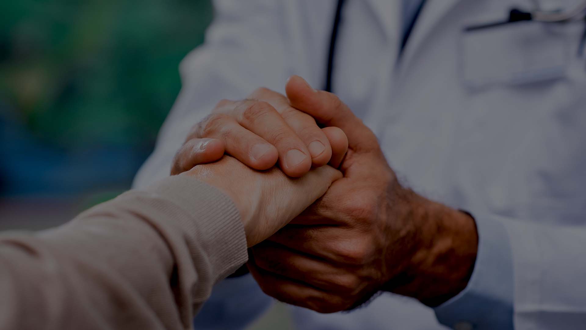 Patient Care First - Holding Hands Banner Image